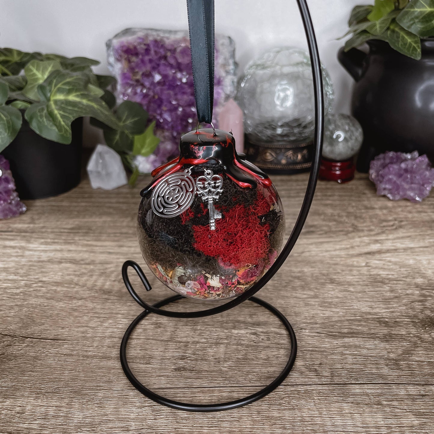 Hecate Goddess Witch Ball, Witchy Decor, Witch Gift