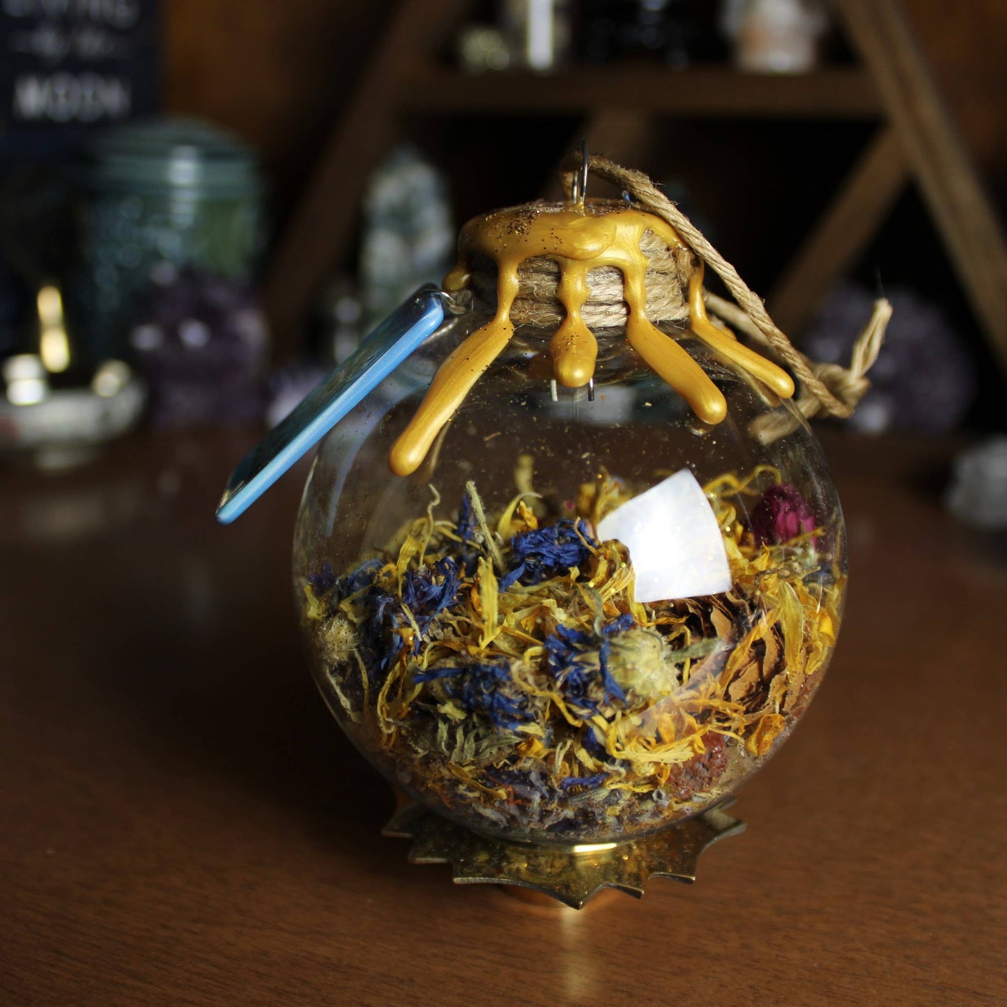 Sun Tarot Witch Ball, Witchy Decor, Witchy Gift