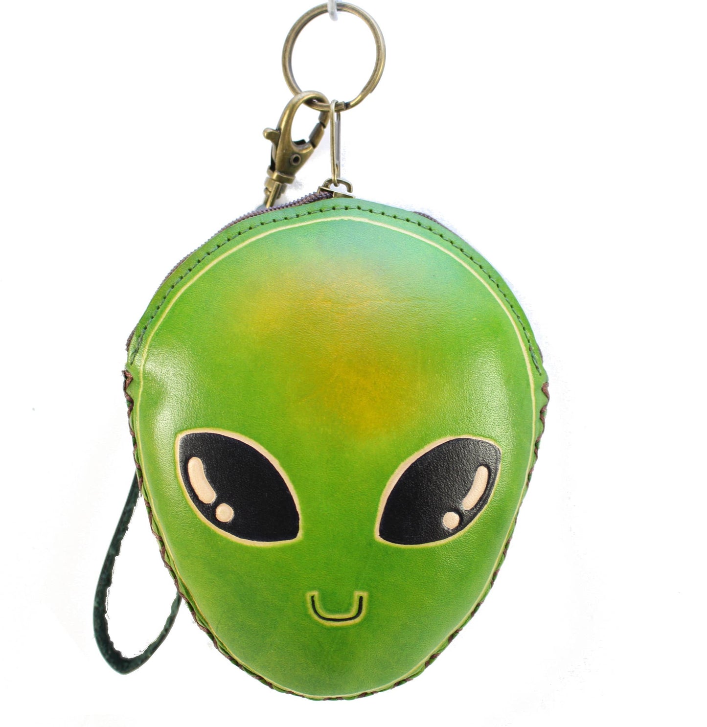 Alien Wristlet leather coin purse wallet
