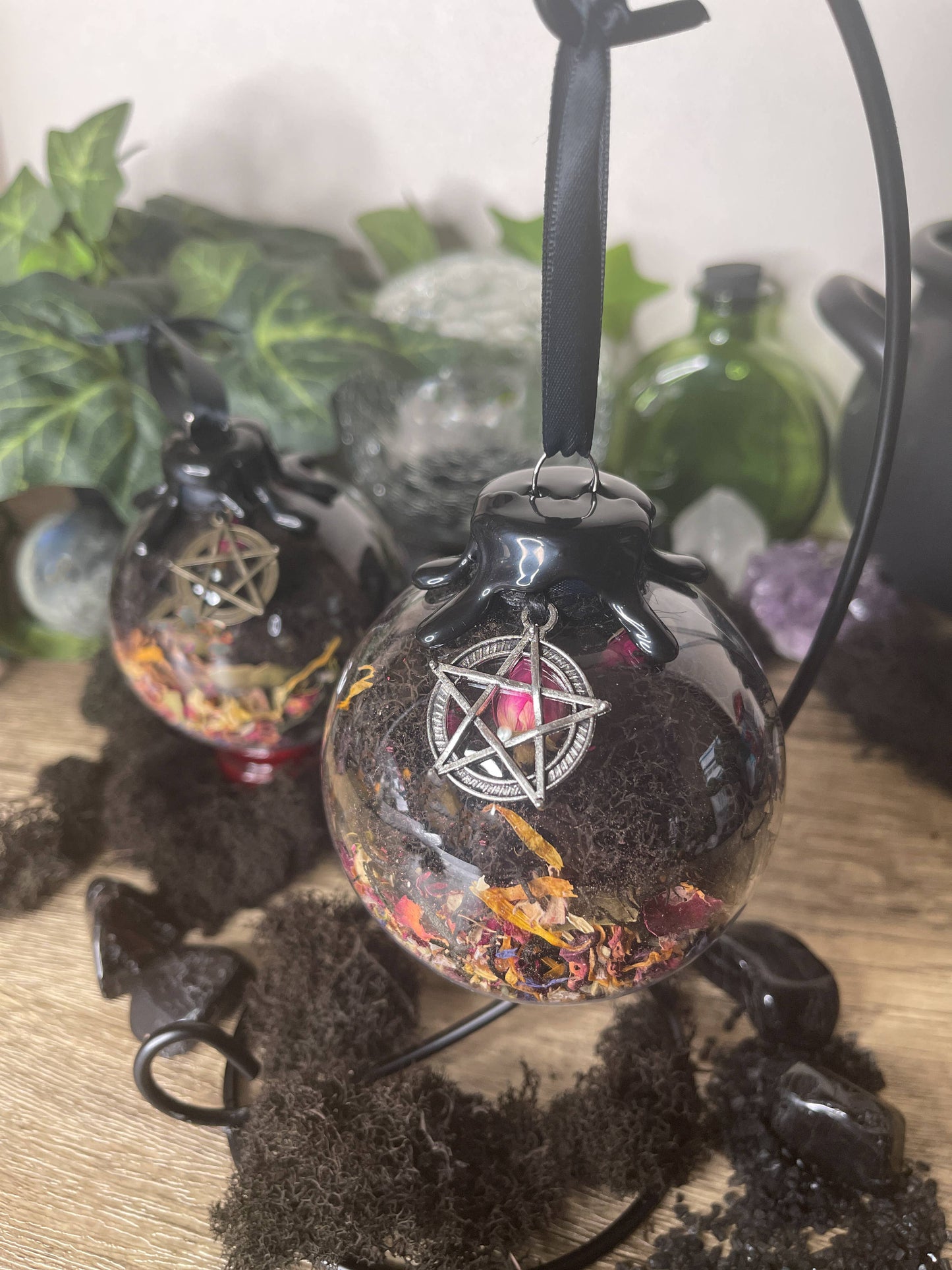 Protection Spell Witch Ball, Witchy Decor