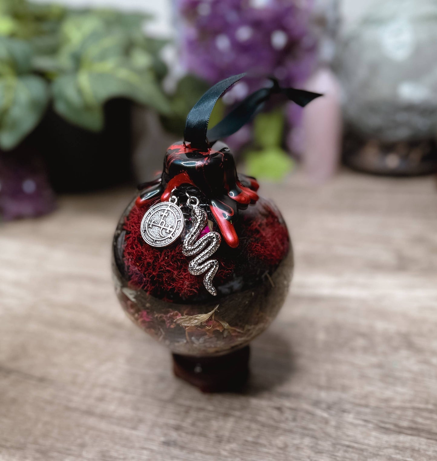 Lilith Goddess Witch Ball, Witchy Decor, Witch Gift