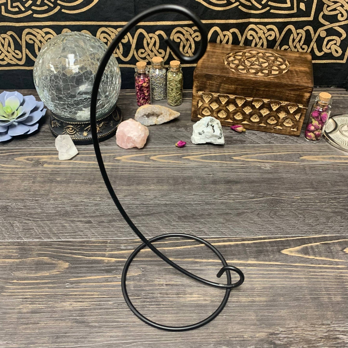 Moon Fairy Witch Ball, Witchy Decor, Altar Decor