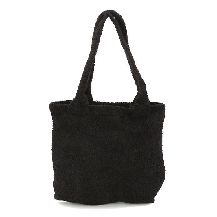 Black Cat Furry Tote