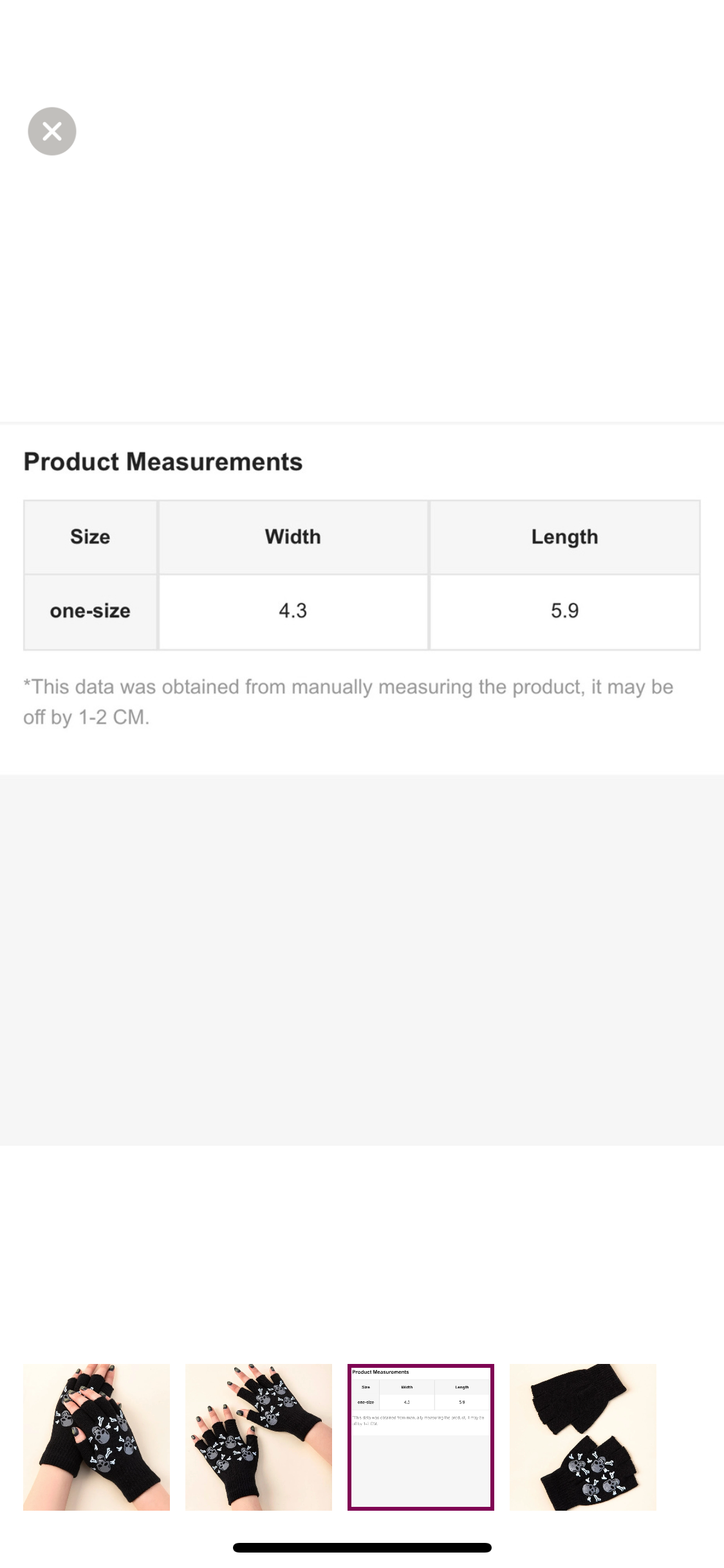 Skull and crossbones fingerless gloves