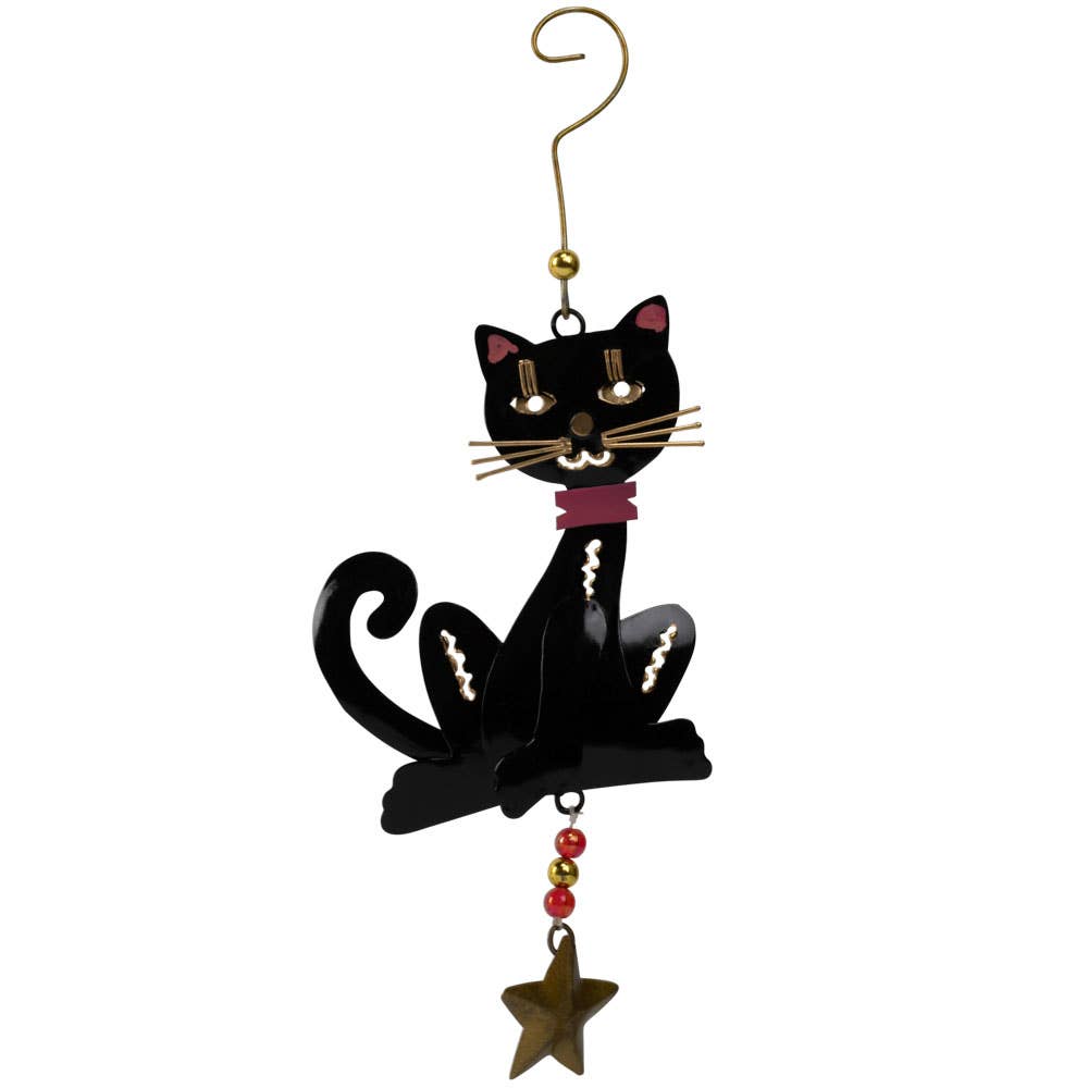 BLACK CAT ORNAMENT