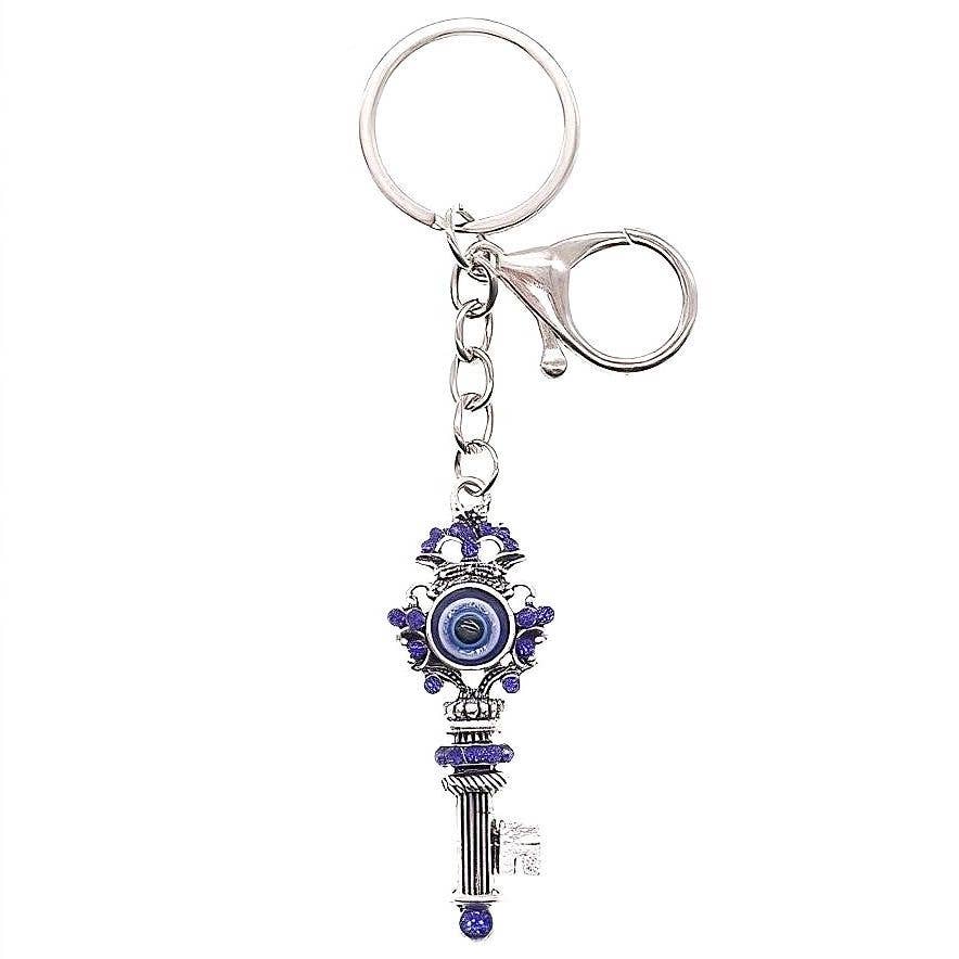 Evil Eye Master Key Shape Keychain
