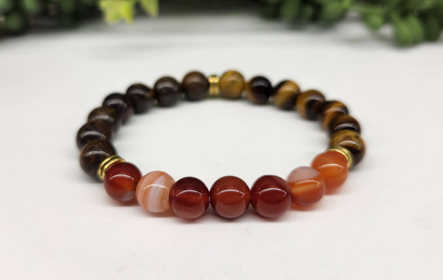 DEPRESSION SUPPORT - Tiger Eye/Banded Carnelian/Bronzite