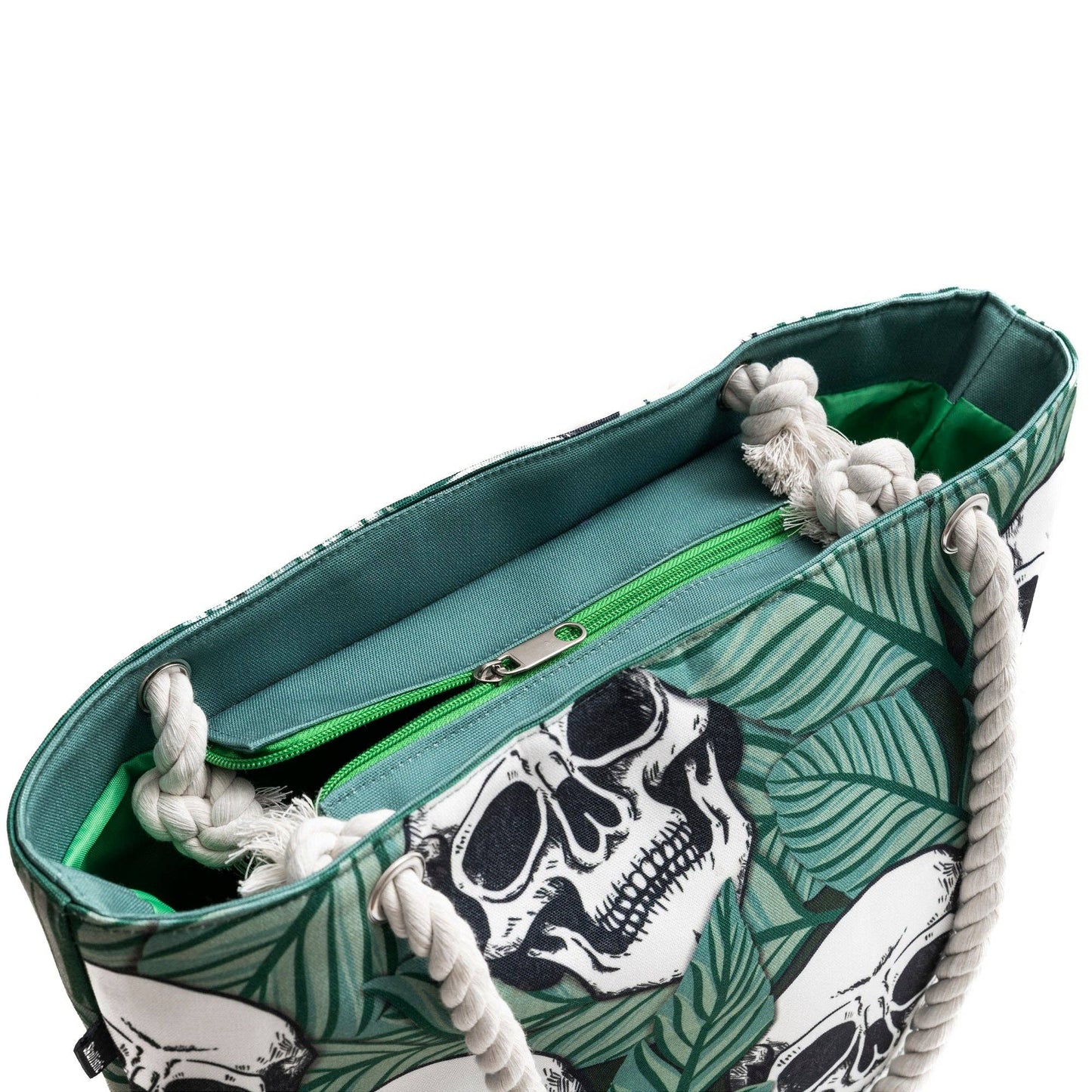 Skullistic Tropic Skulls Shoulder Beach Bag