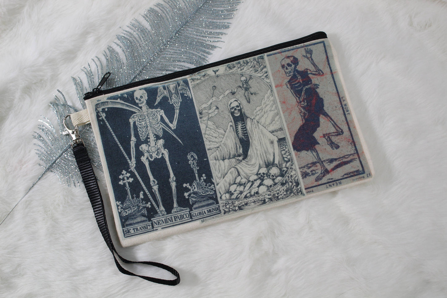 Death Tarot Grim Reaper Makeup/ whatever bag