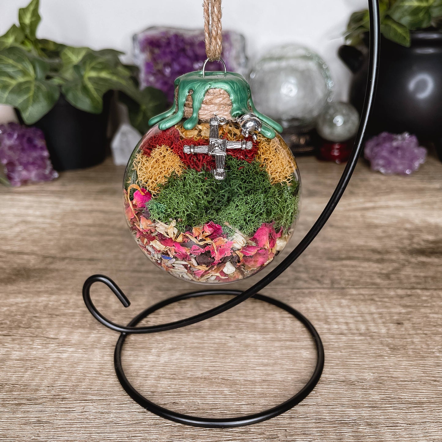Brigid Goddess Witch Ball, Witchy Decor, Witch Gift
