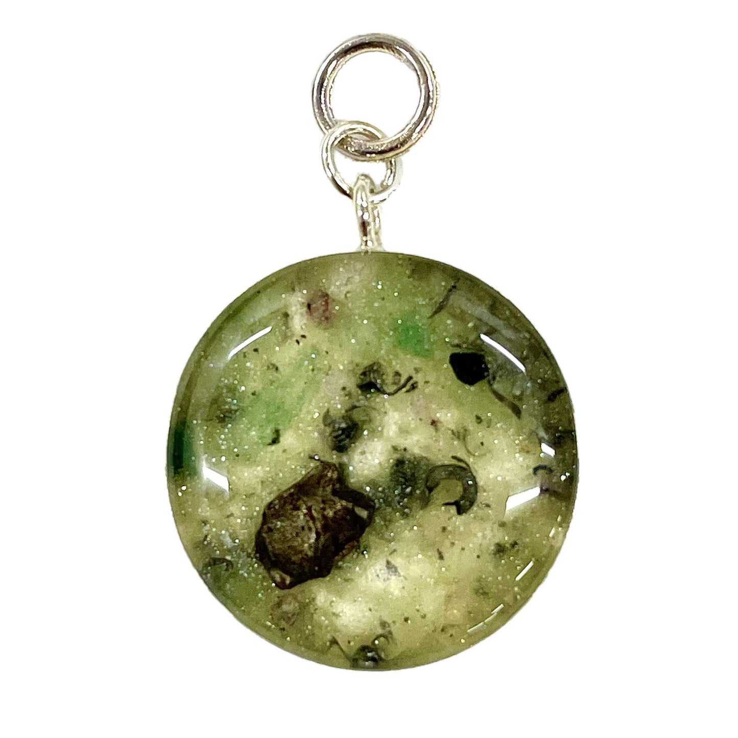 Sastun®- Moldavite & Meteorite Pendant