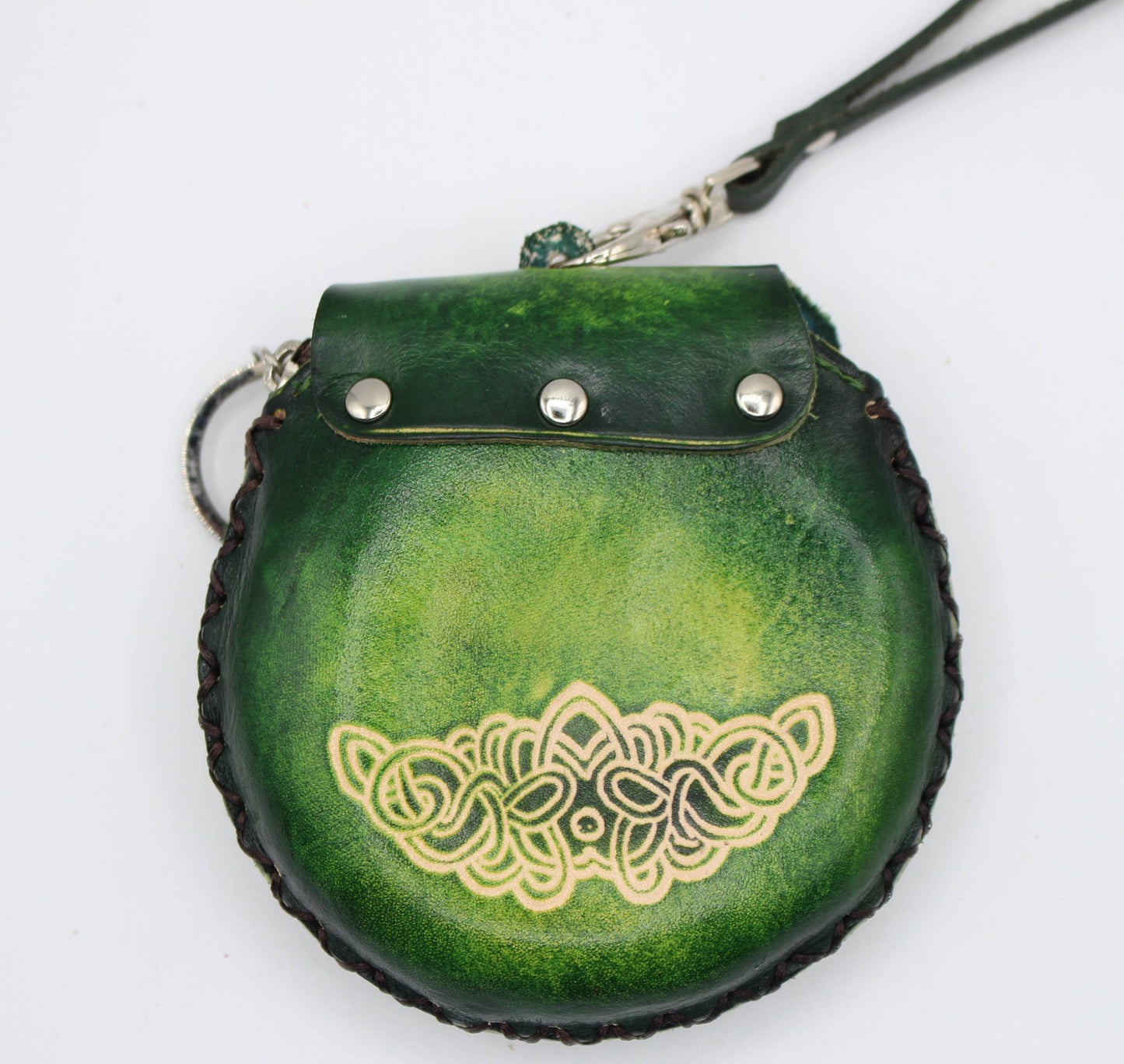 Tree of Life Wristlet leather coin purse