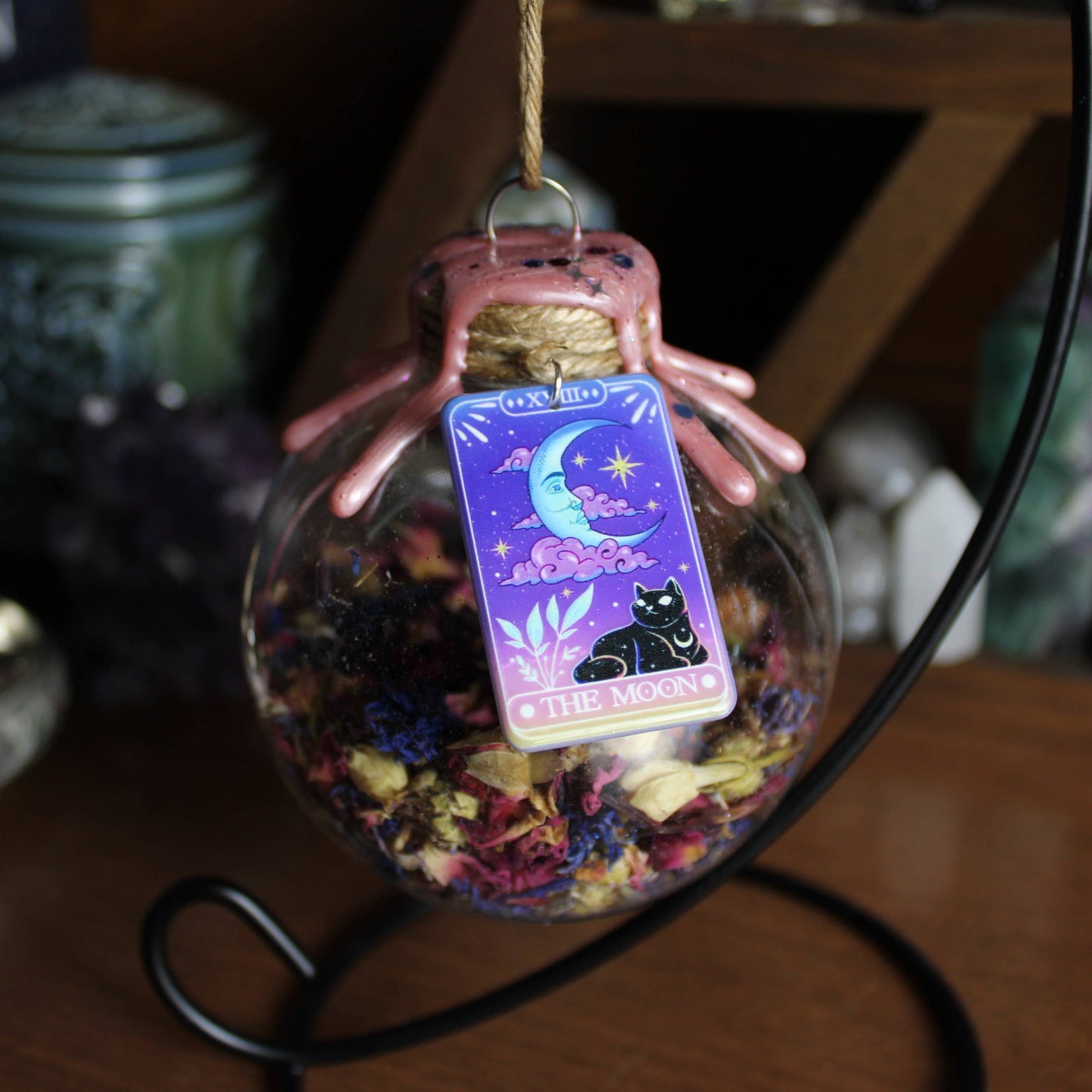 Moon Tarot Witch Ball, Witchy Decor, Witchy Gift