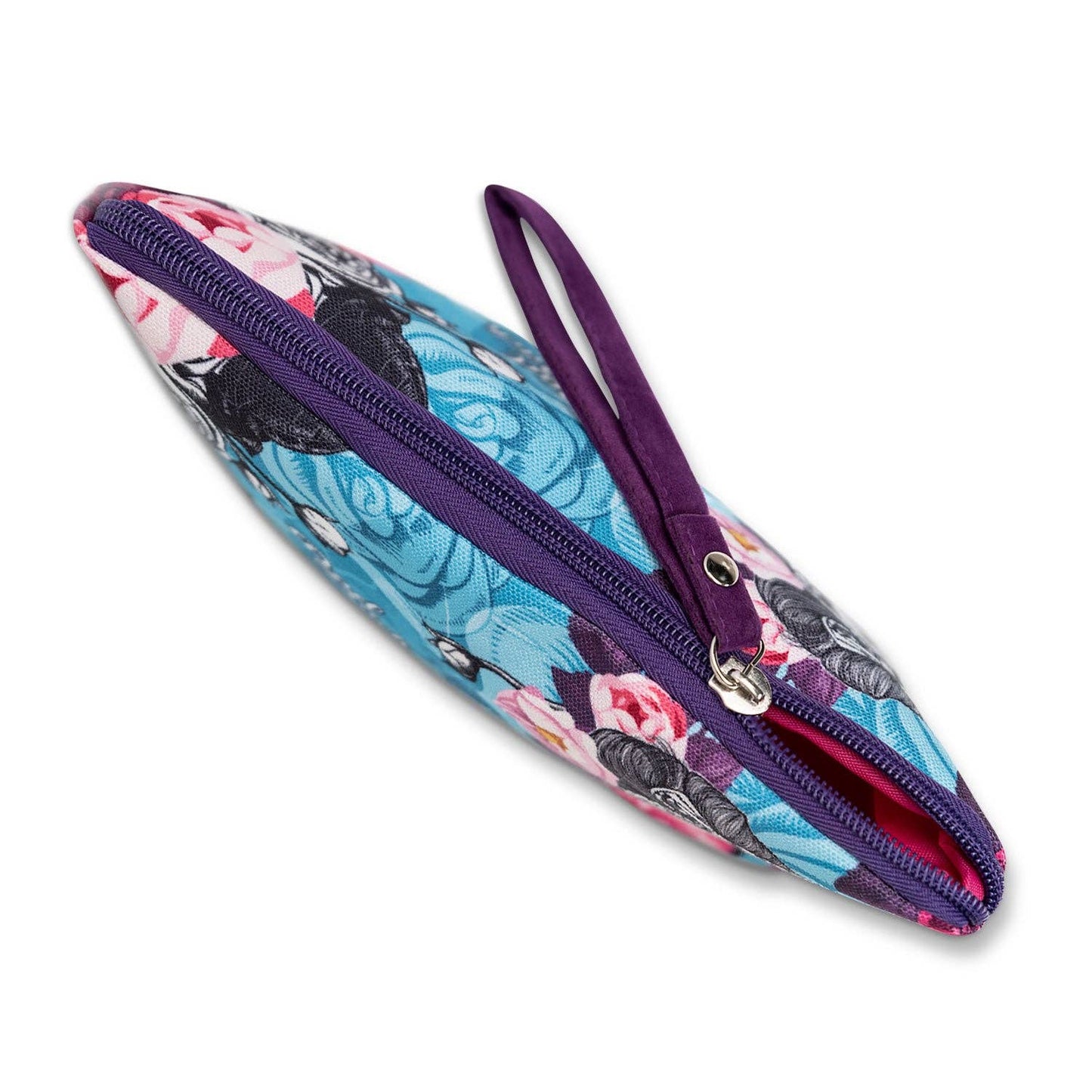 Skullistic BB Flower Skull Makeup Bag