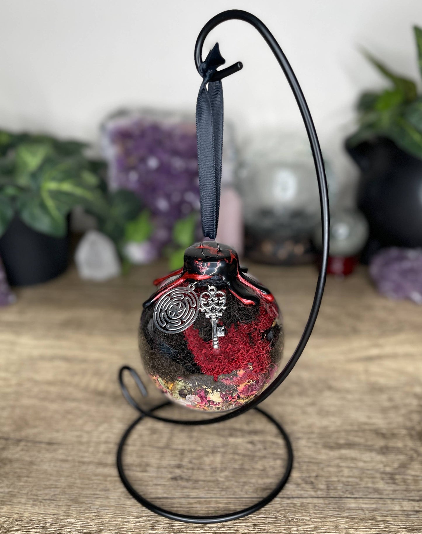 Hecate Goddess Witch Ball, Witchy Decor, Witch Gift