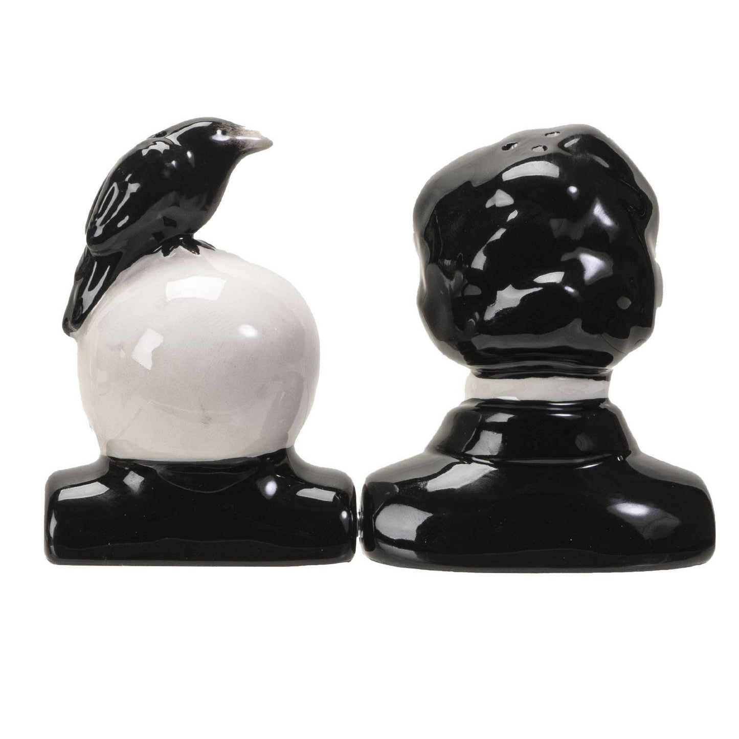Edgar Allen Poe Ceramic Salt & Pepper Shaker Set