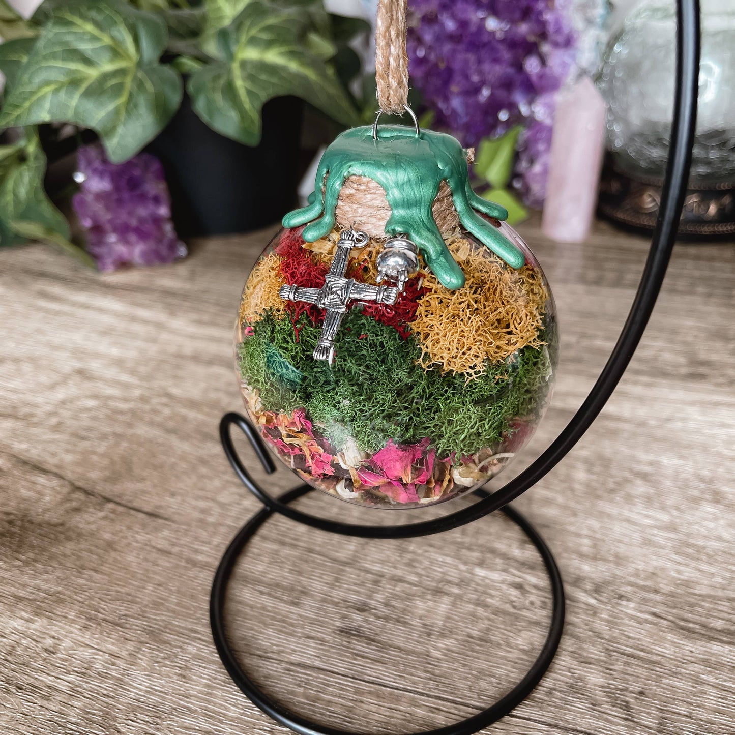 Brigid Goddess Witch Ball, Witchy Decor, Witch Gift