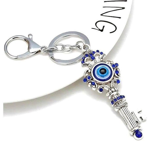 Evil Eye Master Key Shape Keychain