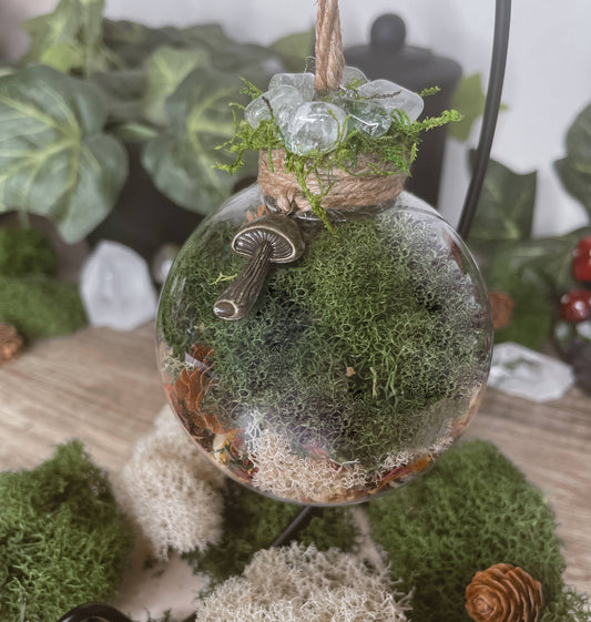 Forest Witch Ball, Witchy Decor, Cottagecore Mushroom Decor