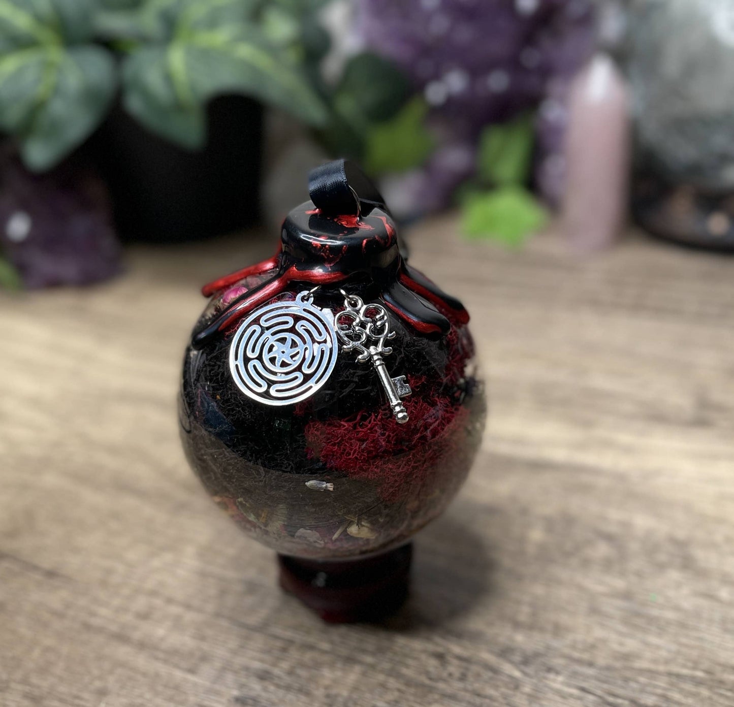 Hecate Goddess Witch Ball, Witchy Decor, Witch Gift