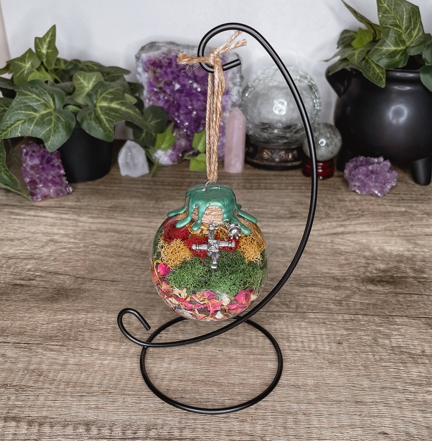 Brigid Goddess Witch Ball, Witchy Decor, Witch Gift
