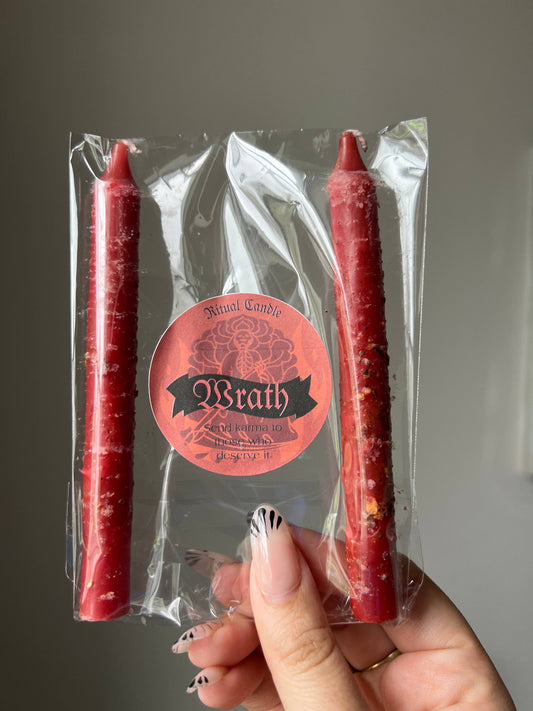 Wrath Ritual Candle