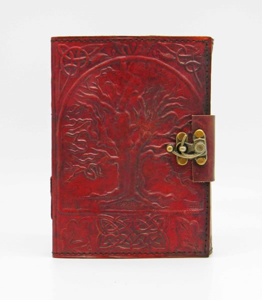 Small Tree of Life Leather Journal 3 1/2 x 5 inches