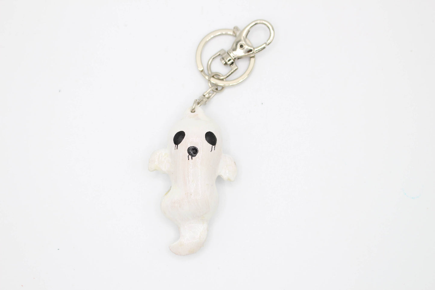 Leather Ghost Boo Key Chain kc4194