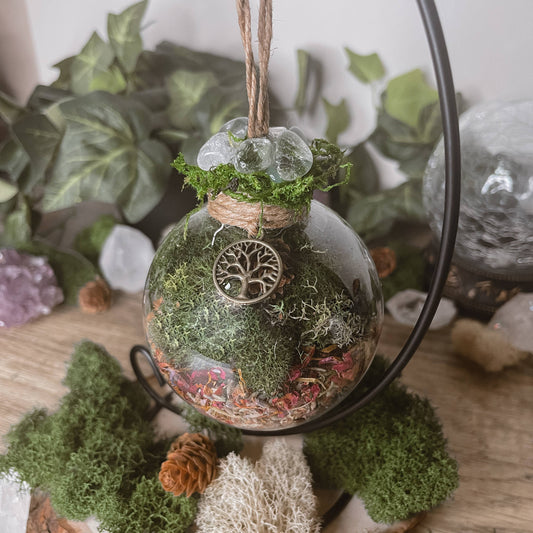 Tree Of Life Witch Ball, Witchy Decor, Cottagecore