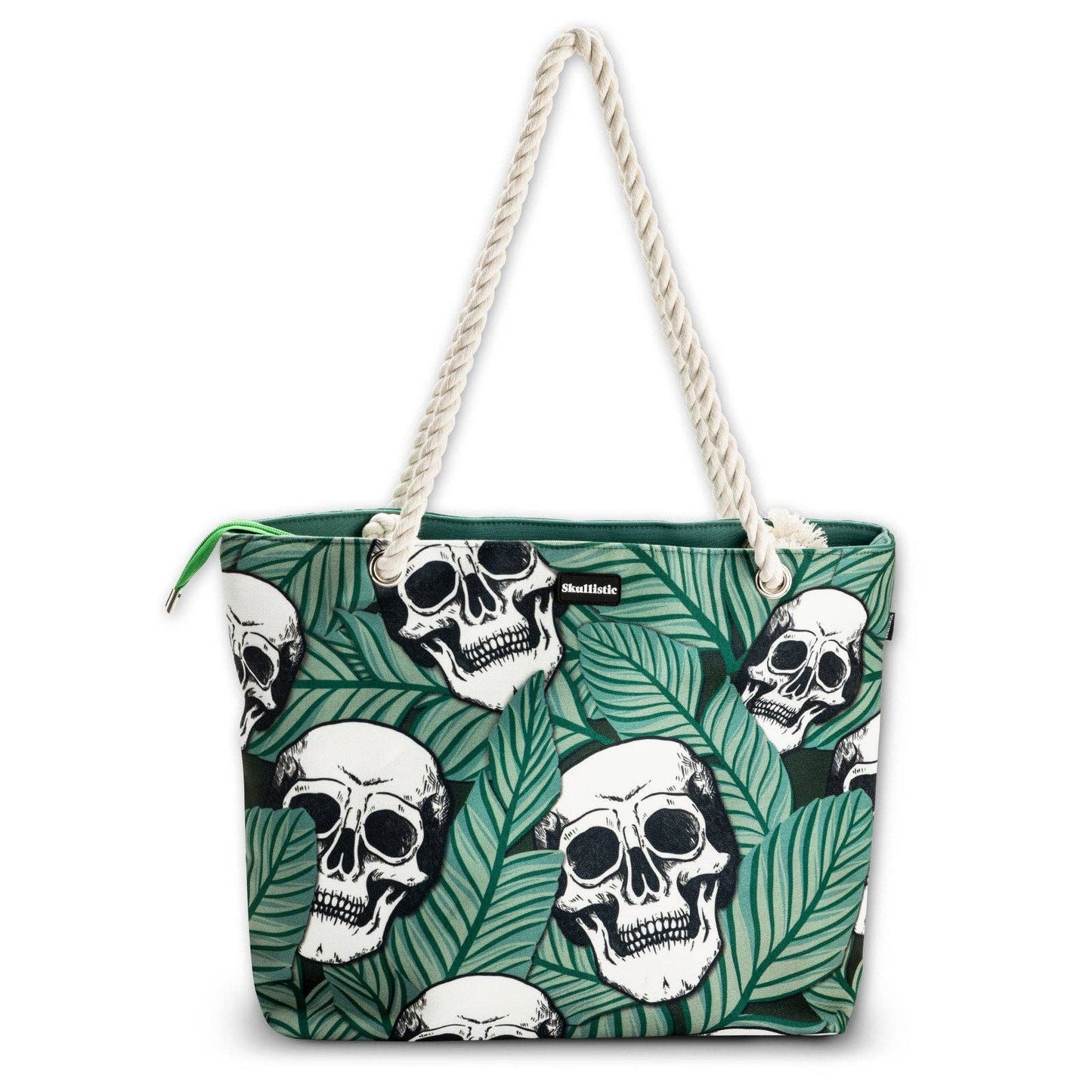 Skullistic Tropic Skulls Shoulder Beach Bag
