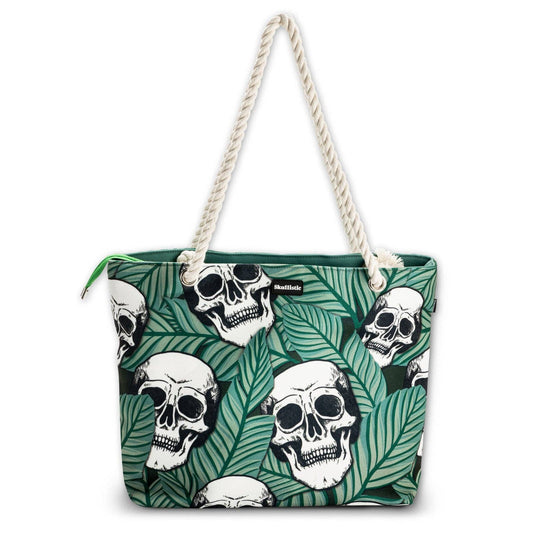 Skullistic Tropic Skulls Shoulder Beach Bag