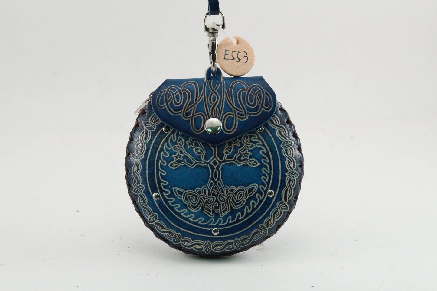 Tree of Life Wristlet leather coin purse