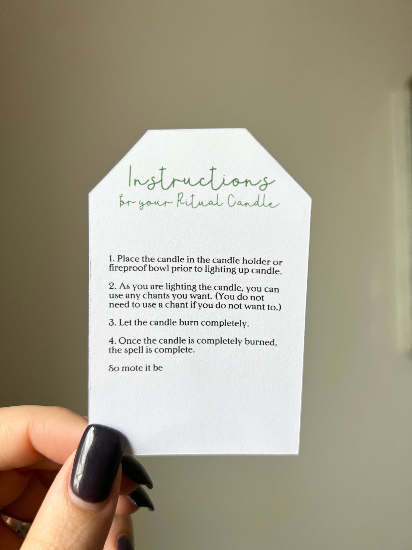 Fertility Ritual Candle