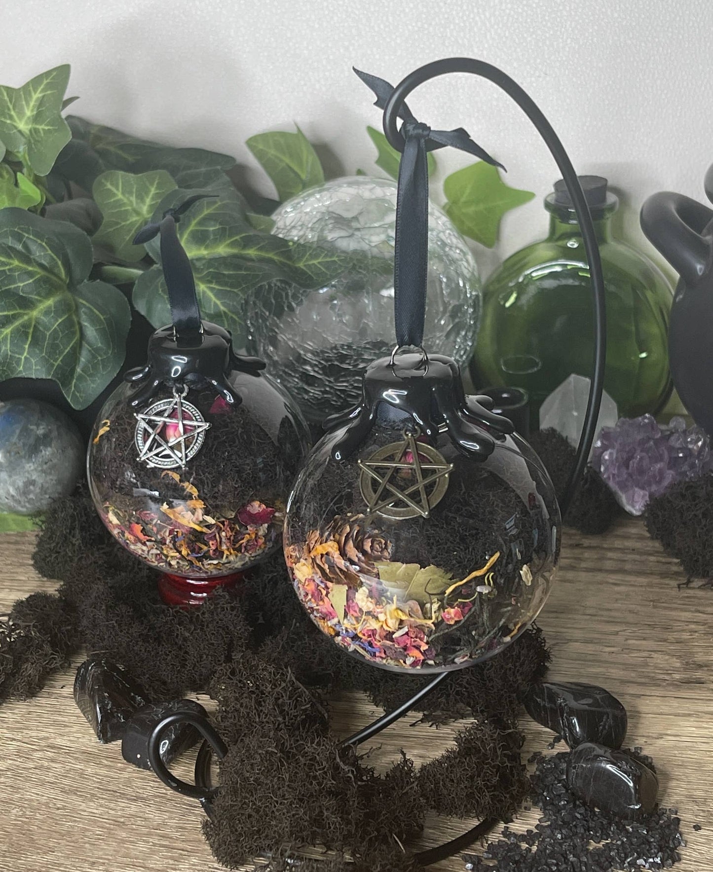 Protection Spell Witch Ball, Witchy Decor