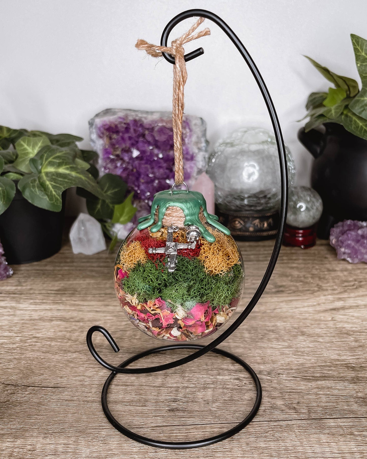 Brigid Goddess Witch Ball, Witchy Decor, Witch Gift