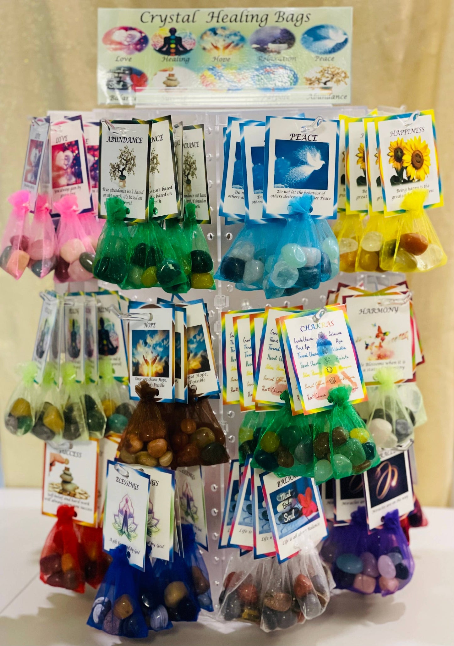 Crystal Healing Bags