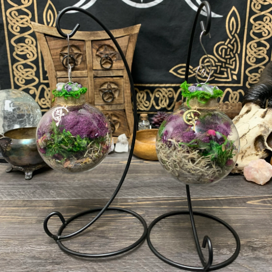 Moon Fairy Witch Ball, Witchy Decor, Altar Decor